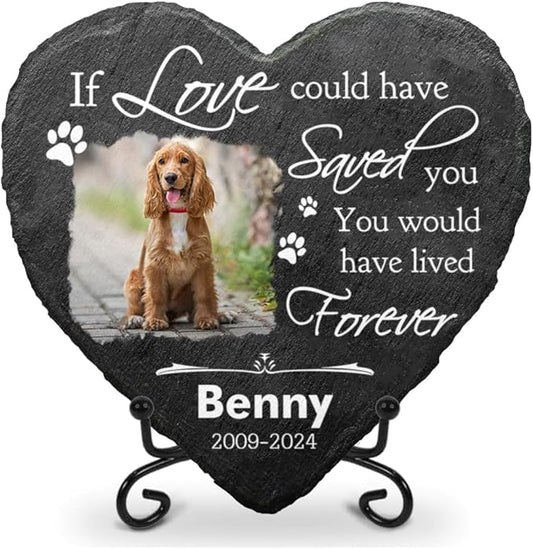 Personalized Dog Memorial Stone, Pet Memorial Gifts, Pet Loss Gifts, Pet Memorial Stones, Cemetery Decorations for Grave, Cat Memorial Gifts, Gifts for Cat Lovers