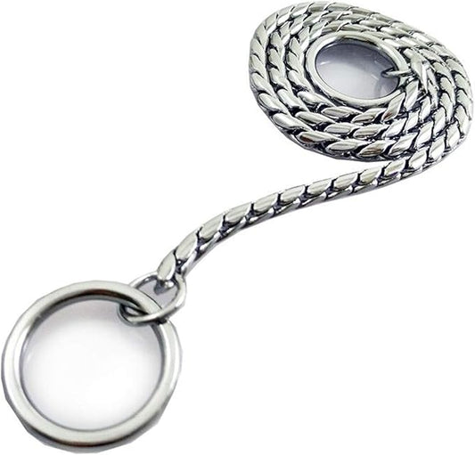 Dog P Snake Chain Chrome Plated Metal Dog Training Choke/Collar-Fully Guaranteed Against Rust Tarnish or Breakage-Recommended for Professional Training (Sliver, 5mm * 26")