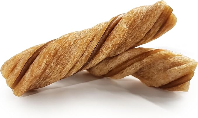 Cadet Chewalicious Chewy 'N Crunchy Spiral Dog Treats, Limited Ingredient, Rawhide-Free, Long-Lasting Chews for Dogs Made with Real Chicken, 8 Count, Pack of 1