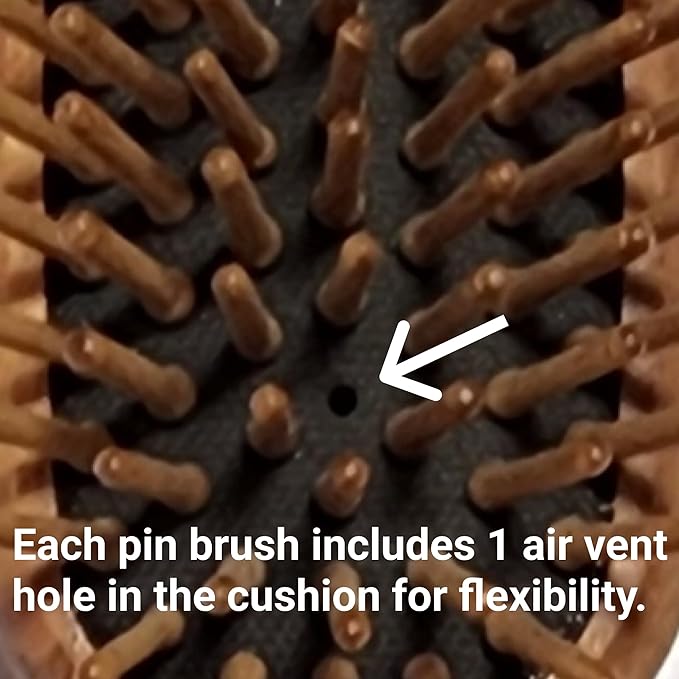 Chris Christensen Dog Brush, 20 mm Tiny Tot, Wood Pin Series, Groom Like a Professional, Readl Wood Pins, 100% Static-Free, Redistribute Natural Oils into Coat, Reduces Painful Pulling
