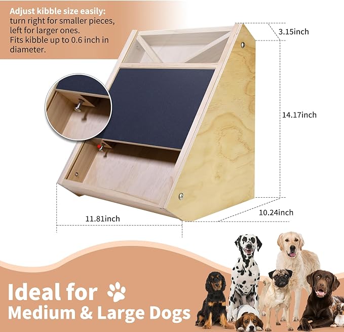 Dog Scratch Pad for Nails: Quiet Dog Scratch Board with Treats, Easy Change Dog Nail Board with 2Pcs Removable Stand, Interactive Paw Nail Scratcher & Slow Feeder Toy