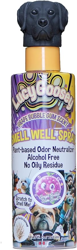 Dog Deodorizing Spray – Natural Grooming Mist for Dogs – Long-Lasting Fresh Scents – Alcohol-Free, Moisturizing, Detangling – Smell-Good Coat Spray