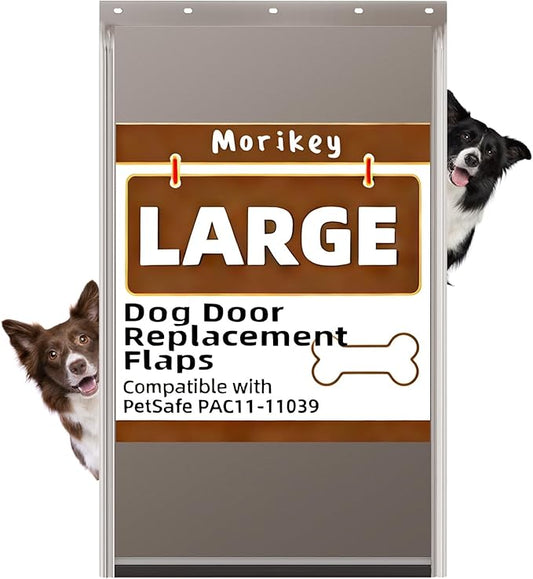 Large Dog Door Replacement Flap with Screws, Compatible with PAC11-11039, Measures 10 1/8" X 16 7/8", Cat Pet Door Replacement Flap, Weather Resistant and Easy to Install