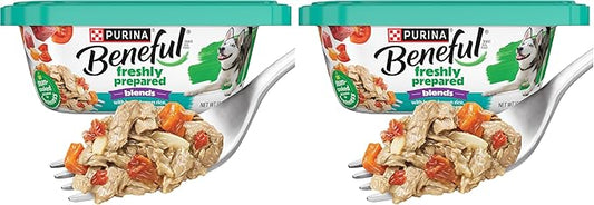 Beneful Purina Wet Dog Food, Chopped Blends with Lamb - (8) 10 oz. Tubs (Pack of 2)