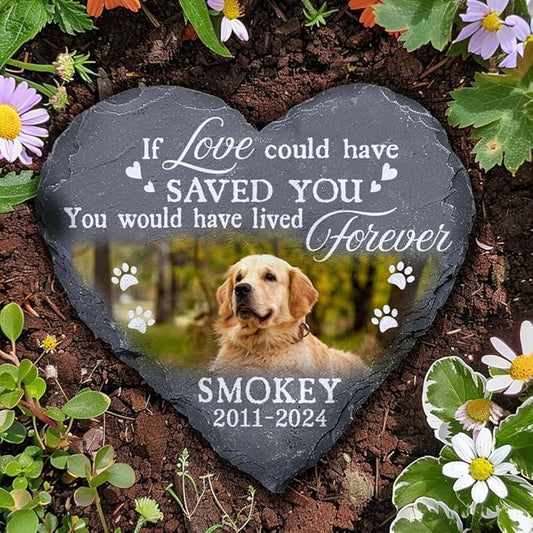Personalized Dog Memorial Gifts for Loss of Dogs Sympathy Gift, Dog Memorial Stone, Pet Loss Gifts, Pet Memorial Stones for Dogs Cemetery Decorations for Grave, Cat Sympathy Gift, Stone 6