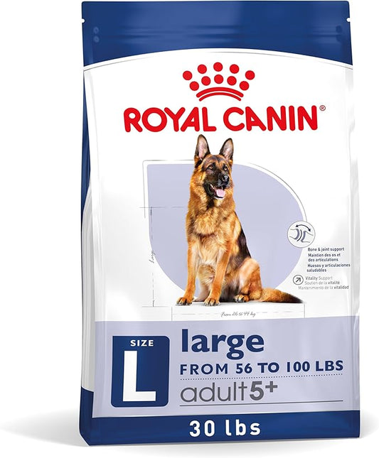 Royal Canin Size Health Nutrition Large 5+ Mature Dry Dog Food, 30 lb Bag