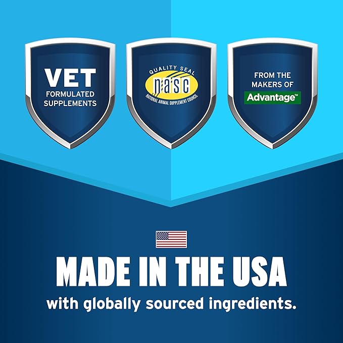 Pet Protect Skin Health Supplement for Dogs, Proprietary Free Form Blend, Bacon-Flavored Soft Chews (60 Count)