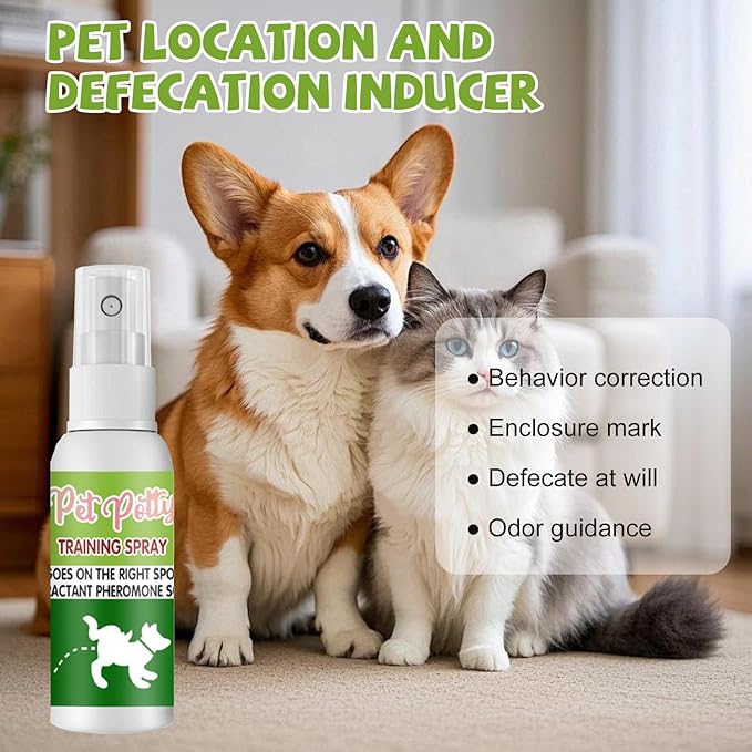 JoanofArc Potty Training Spray for Dogs, Puppy Potty Training Spray, Dog Deterrent Spray, Address Canine Inappropriate Elimination Habits for Indoor & Outdoor Environments, 30ml