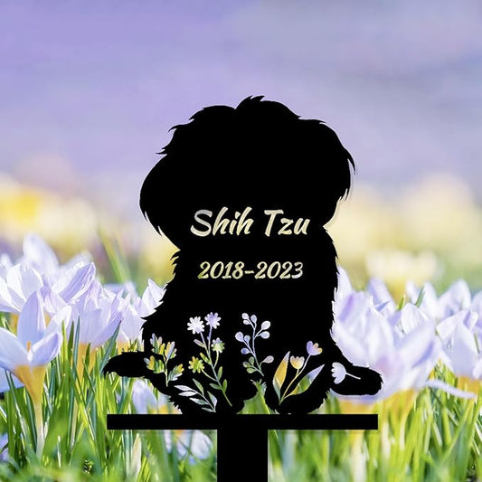 Personalized Dog Memorial Stake, Dog Grave Marker, in Memorial of Dog, Dog Loss Gift, Dog Name Sign Pet Sympathy Gift
