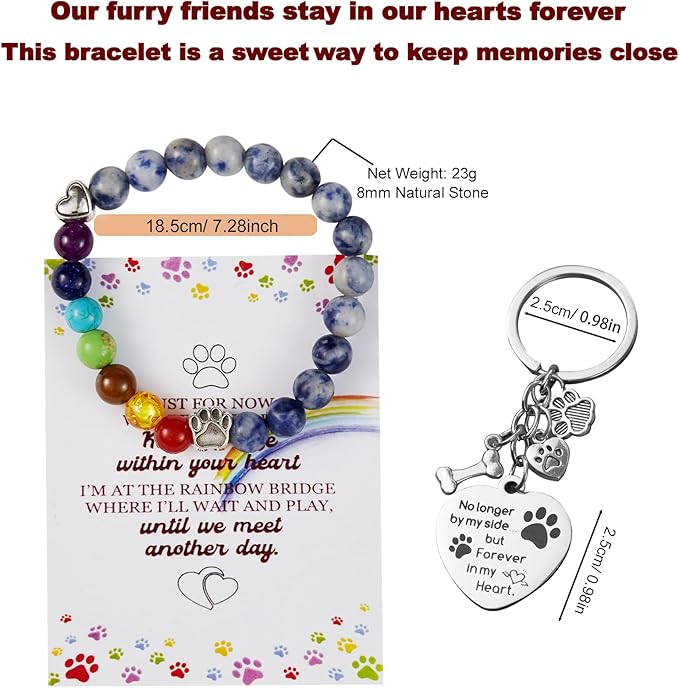 Pet Urns for Dog or Cat Ashes Sets Pet Cremation Urns Medium Wooden Keepsake Memory Box with Photo Frame with Black Flannel Lining Rainbow Bridge Keepsake Loss Pet Memorial Remembrance Gift