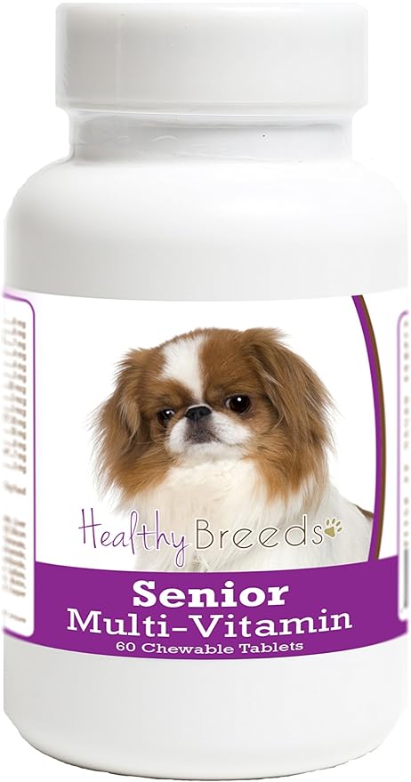 Healthy Breeds Japanese Chin Senior Dog Multivitamin Tablets 60 Count
