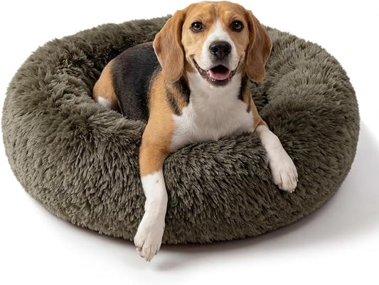 nononfish Dog Bed Mat for Medium Dogs, Army Green Orthopedic Pet Bed, 30x30x7 inches, High Density Fiber Cotton, Stuffed, Washable, Indoor, 30 pounds Weight Capacity