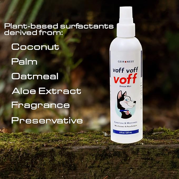 Geir Ness Voff Voff Voff Doggie Mist - All Natural Cologne Spray for Dogs - Pet Deodorant Spray with Plant Base Natural Ingredients