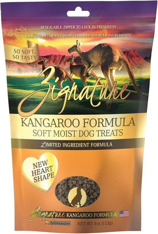Zignature Kangaroo Soft Moist Treats for Dogs