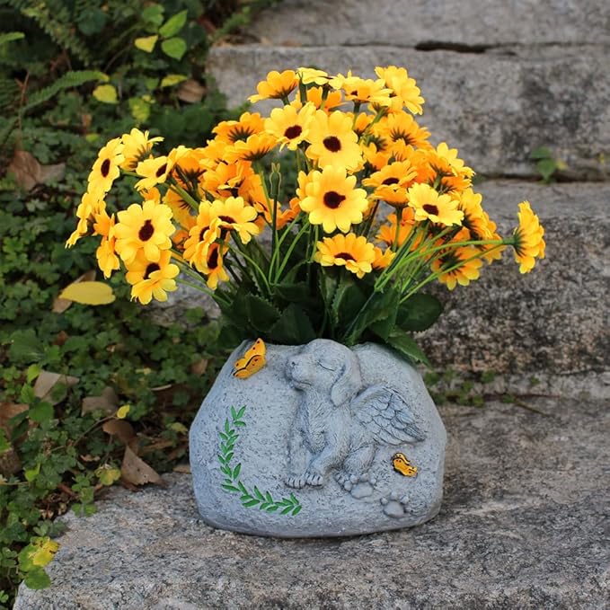 Pet Tombstone Dog Flowerpots Memorial Stone Dog Monument Pet Memorial Stones Pet Dog Grave Markers Garden Memorial Stones Dog Memorials Stones Funerary Monument Tombstone Flowerpots Pet Gift