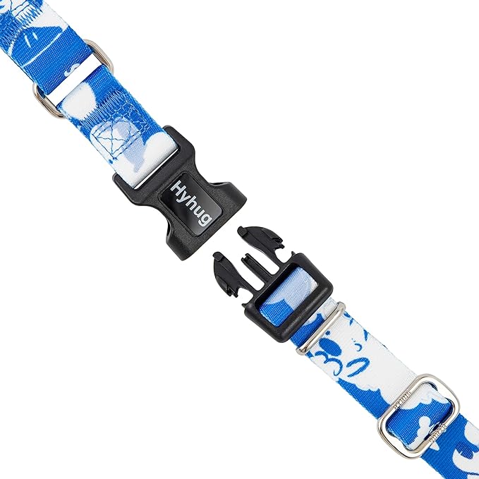 Hyhug Design Pattern Martingale Collar for Large Dogs Escape - Proof| No Pull Durable for Outdoor Use, Ideal for Training & Daily Walks (Cloud Dog, Extra Large)