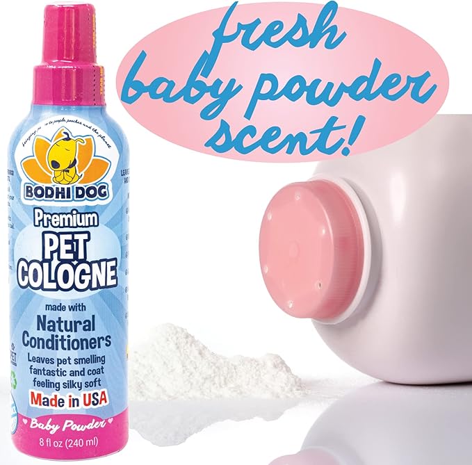 Bodhi Dog Baby Powder Cologne 8oz + Sugar Cookie Cologne 8oz Bundle