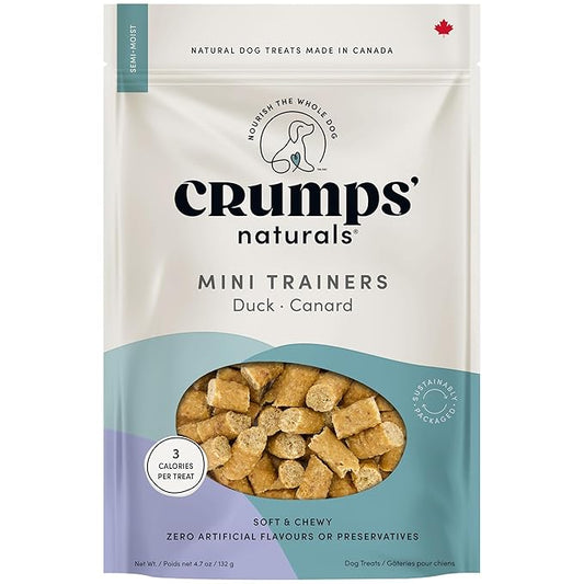 Crumps' Naturals Mini Trainers Semi-Moist Duck 4.7oz