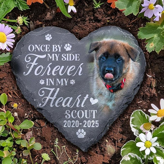 Personalized Dog Memorial Gifts for Loss of Dogs Sympathy Gift, Dog Memorial Stone, Pet Loss Gifts, Pet Memorial Stones for Dogs Cemetery Decorations for Grave, Cat Sympathy Gift, Stone 1