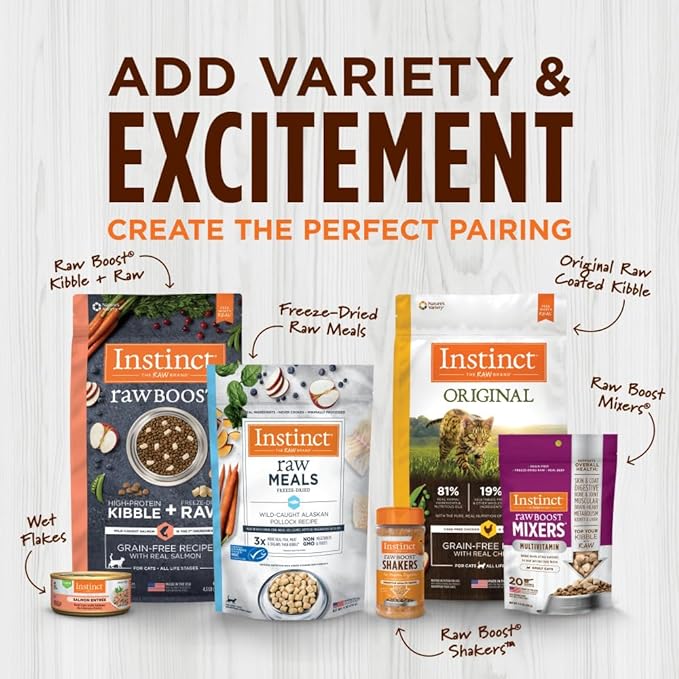 Instinct Raw Boost Light, Natural Dry Dog Food with Freeze Dried Pieces, Whole Grain Recipe- Real Chicken and Brown Rice, 18 lb. Bag