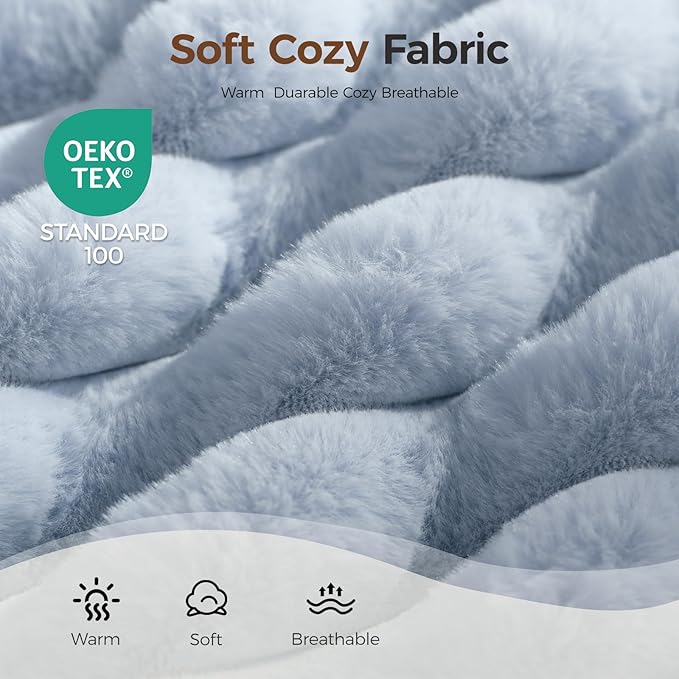 Orthopedic Dog Bed for Medium Dog, Waterproof Pet Bed,Non-Slip Bottom and Egg-Crate Foam with Removable Washable Cover Crate Bed,Blue,30"x20"x3"