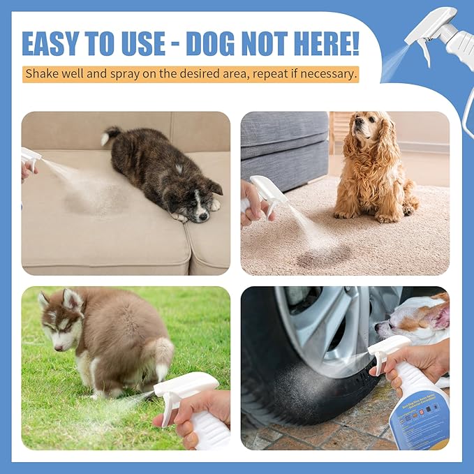 32 Oz Non-Toxic Solution to Keep Dogs from Marking Indoors, Dog-Friendly Spray to Curb Indoor Marking and Maintain a Clean Home