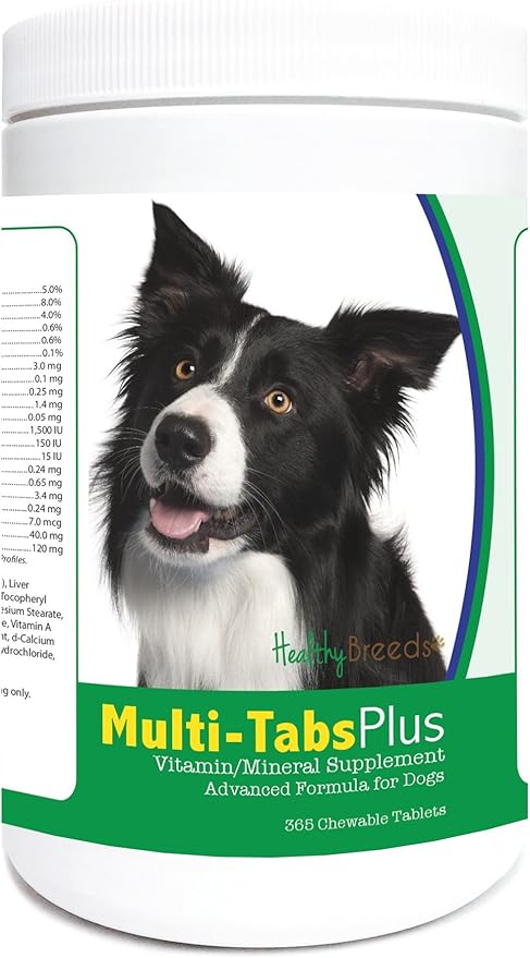Healthy Breeds Border Collie Multi-Tabs Plus Chewable Tablets 365 Count