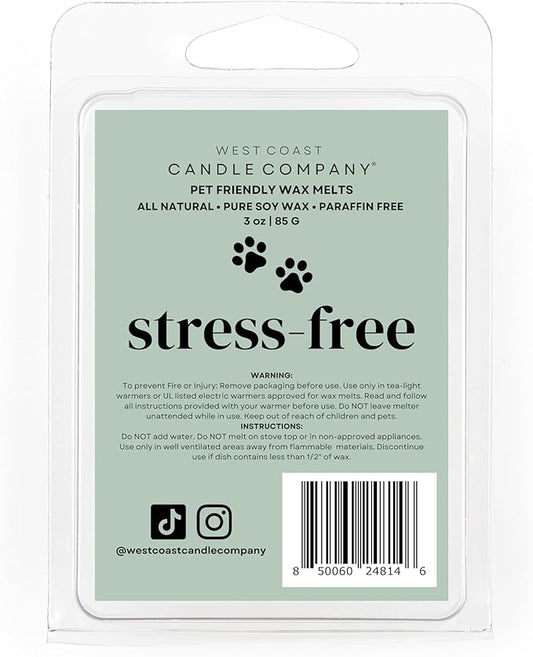 Pet Safe Wax Melts for Dogs | Non Toxic Soy Wax Melts | Natural, Paraffin-Free, Clean Burning | Odor Eliminating Wax Cubes | Stress-Fress