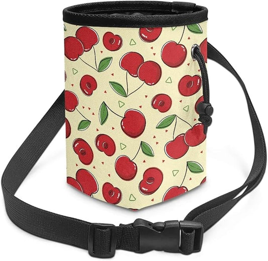 Cherry Animal Walking Snack Container Dog Training Treat Pouch Bag Pet Feed Snack Reward Dog Treat Pouch Pocket Treats for Positive Reinforcement