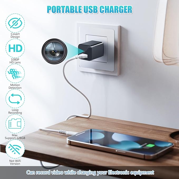 1080P HD Indoor Security Camera with Motion Detection, Pet Cam for Home/Pet Monitoring, No-WiFi