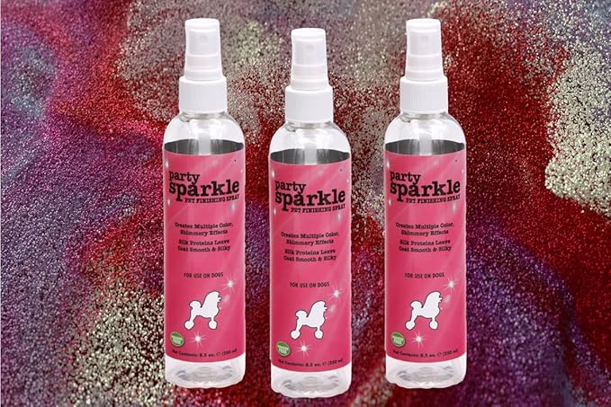 Showseason® Party Sparkle Spray 8.5 oz. | Unscented Cruelty-Free | Paraben-Free | Biodegradable and Non-Toxic | Made in The USA