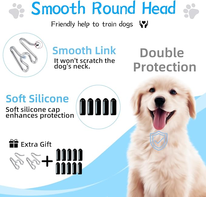 Adjustable No Pull Dog Collar with Cap for Small, Medium and Large