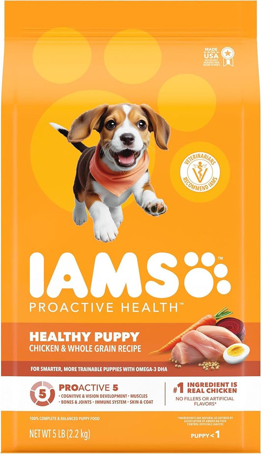 IAMS Proactive Health Dry Puppy Food Chicken, 5 lb. Bag