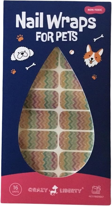 Pet Nail Wraps (Waves)