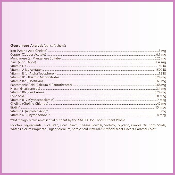 Healthy Breeds Icelandic Sheepdog Multi-Vitamin Soft Chews 60 Count