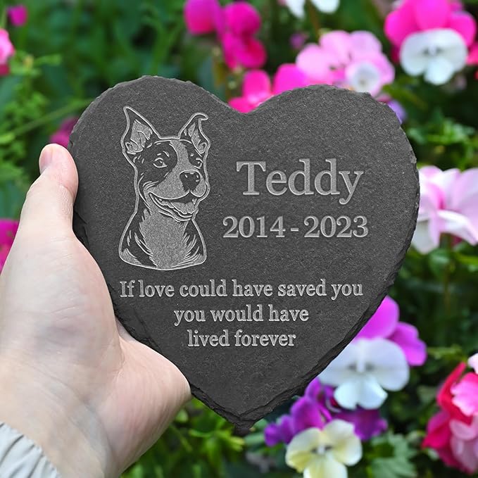 Personalized American Staffordshire Terrier Memorial, American Staffordshire Terrier Dog Memorial Stone, Loss of American Staffordshire Terrier, American Staffordshire Terrier Keepsake