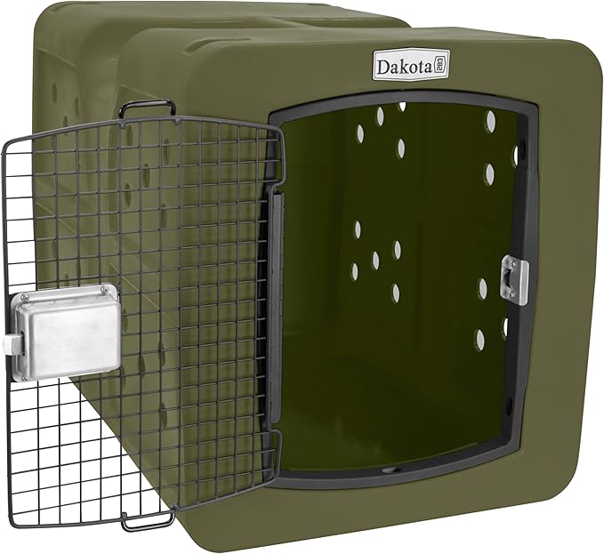 dakota283 Dakota 283 Large Kennel -Frame Door- Olive