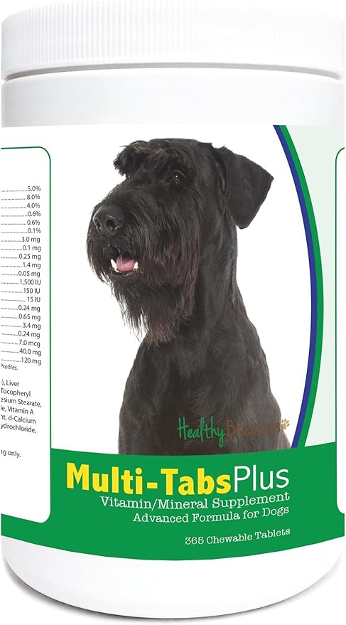 Healthy Breeds Giant Schnauzer Multi-Tabs Plus Chewable Tablets 365 Count
