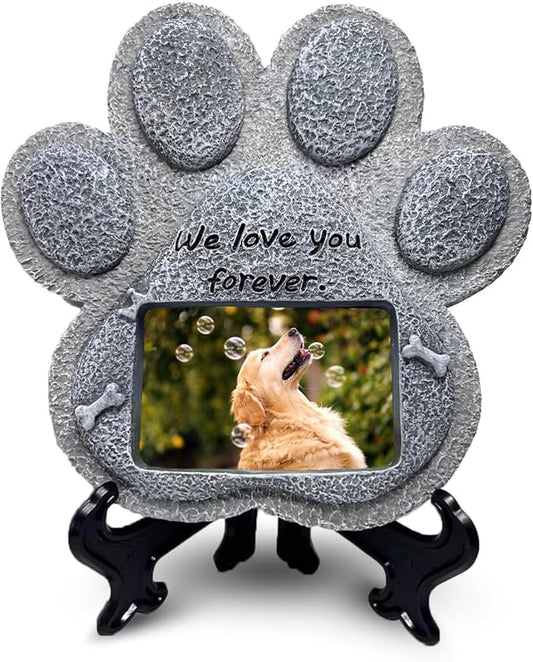Pet Memorial Stones, Dog Memorial Gifts for Loss of Dog,Indoor Outdoor Headstones for Grave Loss of Pet's Spiritual Resting Place