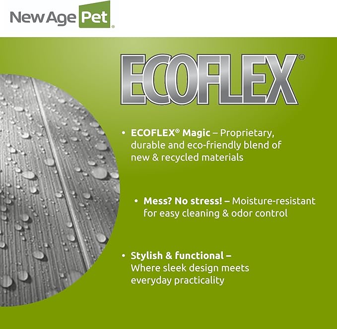 New Age Pet ecoFlex Pet Crate/End Table, Espresso, Small