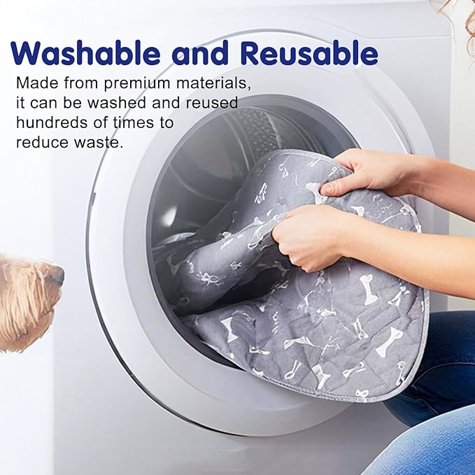 Puppy Pads with pheromones, Elite Pads for Cats, Washable Puppy Pads for Dogs and Cats, Leak-Proof & Anti-Slip Pet Training Pad for Home & Travel(Brown-A, S: 11.8" × 11.8")