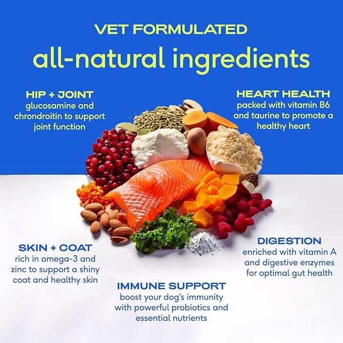 Native Pet The Daily Dog Vitamins & Supplements - 11-in-1 Multivitamin Powder for Dogs - Supports Whole Body Health, Digestion, Mobility & Immunity with Collagen, Glucosamine & Probiotics – 90 Scoops