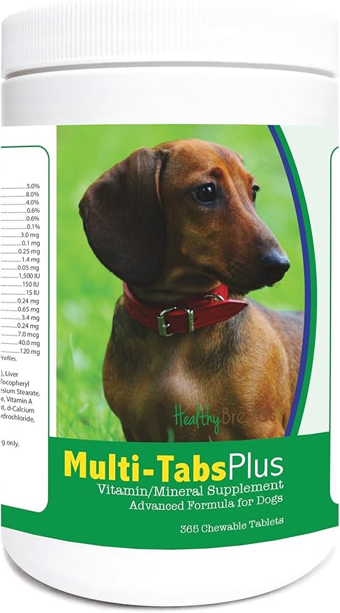 Healthy Breeds Dachshund Multi-Tabs Plus Chewable Tablets 365 Count