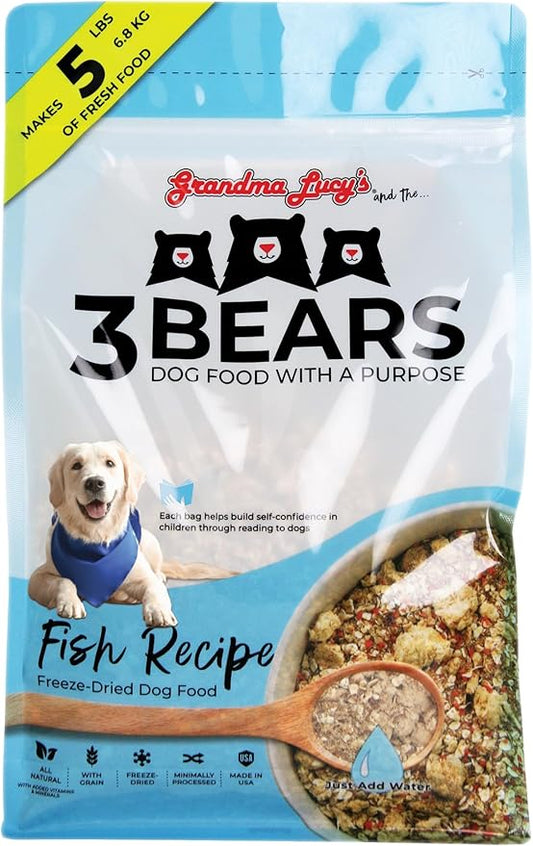 3 Bears Fish Dog Food - 1lb