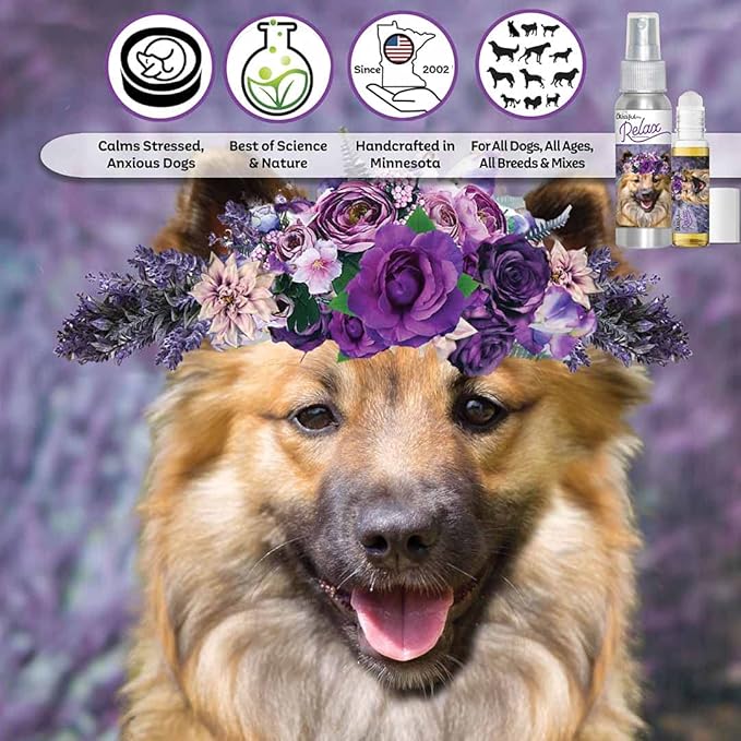 The Blissful Dog Icelandic Sheepdog Relax Dog Aromatherapy, 0.45-Ounce Roll-On