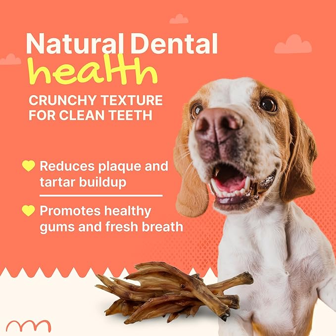 Gaines Pet Duck Feet for Dogs – 20 Count, Natural Chews with Glucosamine, Chondroitin & Collagen – Single Ingredient Dog Treats, Grain-Free, USA Made, Joint & Dental Health Support