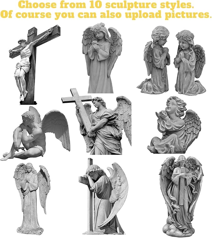 Memorial Stone Personalized, Grave Markers, Headstone for Graves, Tombstone Grave Outdoors, Graveyard Decoration Stone, Grave Marker for Cemetery