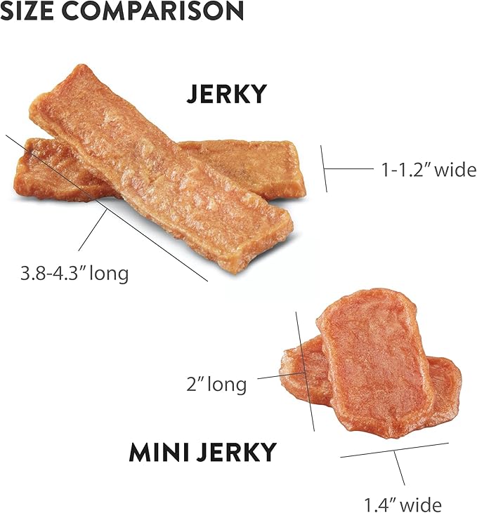 DOGSWELL Jerky Hip and Joint Dog Treats Grain Free Made in USA Only, Glucosamine and Chondroitin, 4 oz Chicken (842193)