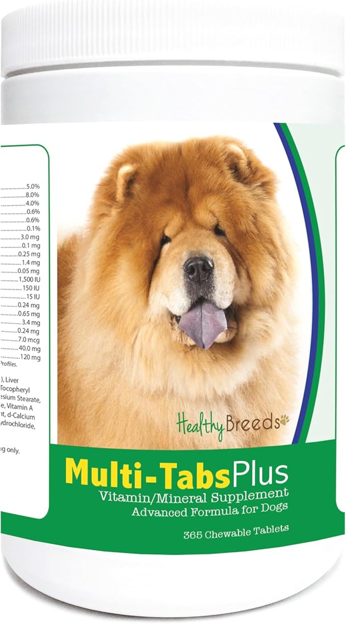 Healthy Breeds Chow Chow Multi-Tabs Plus Chewable Tablets 365 Count