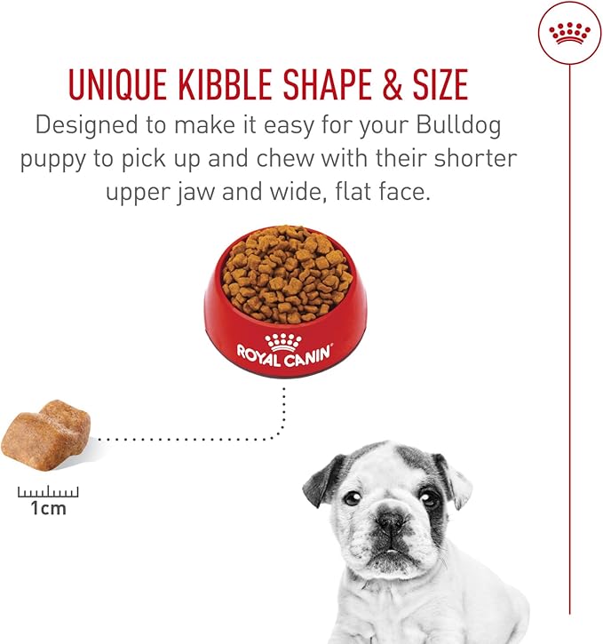 Royal Canin Bulldog Puppy Dry Dog Food, 30 lb bag